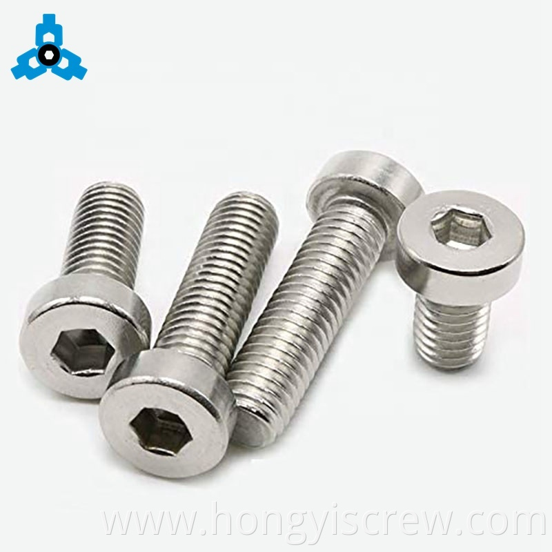 DIN7984 Stainless Steel Low profile Hex/Hexagon Socket Thin Head Cap Machine Screw